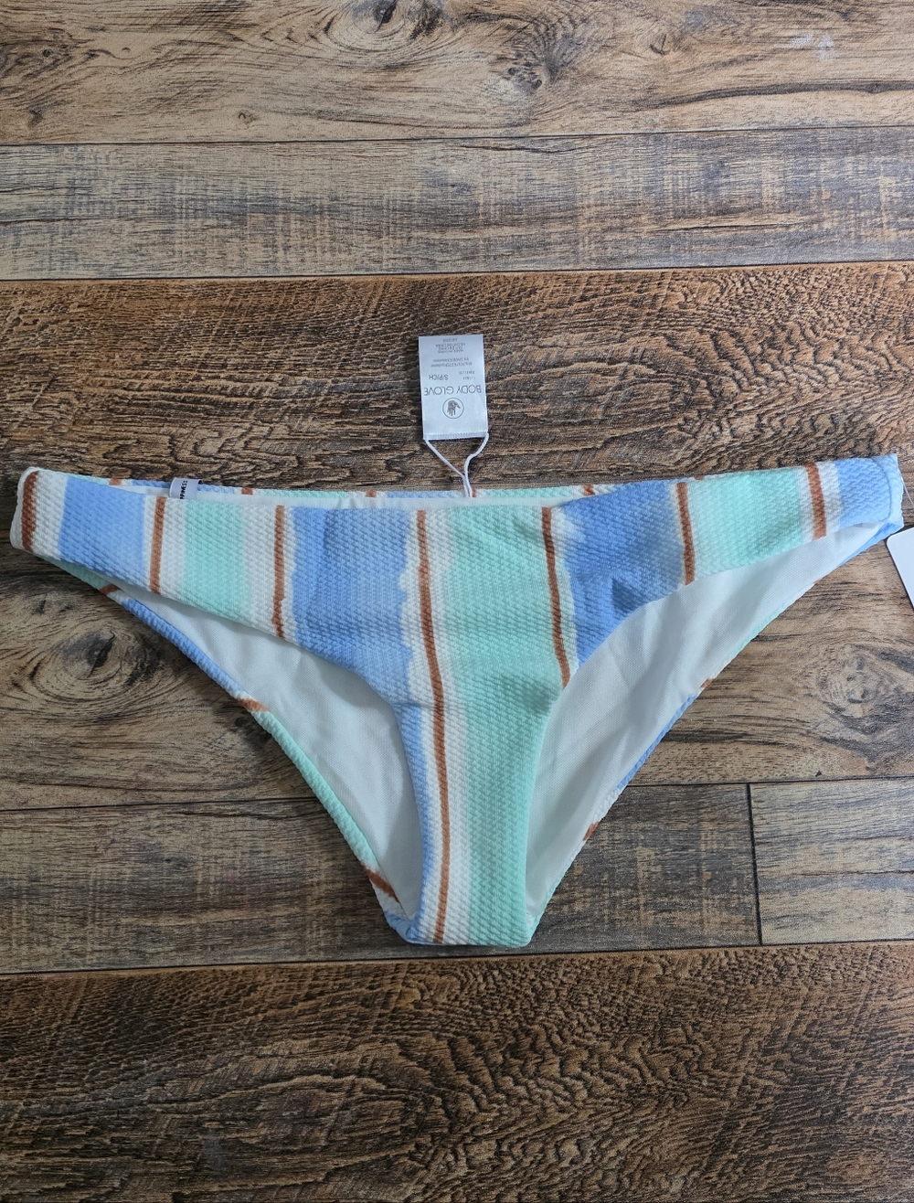 Body Glove Multi-Color Striped Swimwear Tag